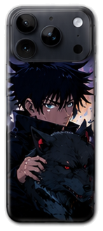 Coque Megumi Fushiguro Loup Des Ombres | iPhone, Samsung - coque silicone manga Megumi Fushiguro