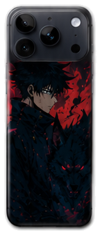 Coque Megumi Fushiguro Loup Rouge | iPhone, Samsung - coque silicone manga Megumi Fushiguro
