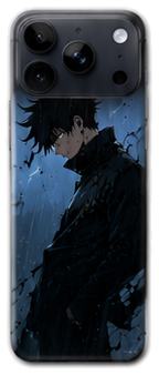 Coque Megumi Fushiguro Pluie Bleue | iPhone, Samsung - coque silicone manga Megumi Fushiguro