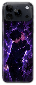 Coque Megumi Fushiguro Tempete Violette | iPhone, Samsung - coque silicone manga Megumi Fushiguro