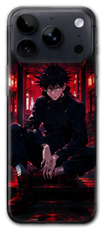 Coque Megumi Fushiguro Trone Ecarlate | iPhone, Samsung - coque silicone manga Megumi Fushiguro