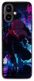 Coque Yuji Itadori Chasse Neon | iPhone, Samsung - coque silicone manga Yuji Itadori