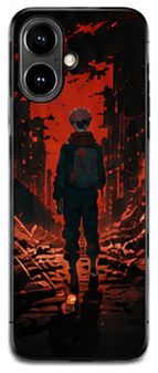 Coque Yuji Itadori Dos Rouge | iPhone, Samsung - coque silicone manga Yuji Itadori