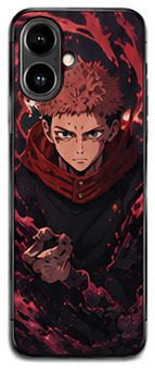 Coque Yuji Itadori Focus Ecarlate | iPhone, Samsung - coque silicone manga Yuji Itadori