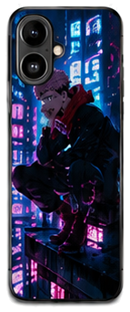 Coque Yuji Itadori Neon Nocturne | iPhone, Samsung - coque silicone manga Yuji Itadori