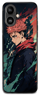 Coque Yuji Itadori Regard Ecarlate | iPhone, Samsung - coque silicone manga Yuji Itadori