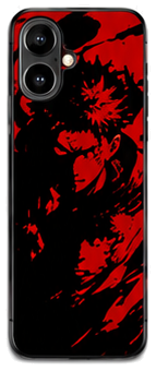 Coque Yuji Itadori Silhouette Du Fleau | iPhone, Samsung - coque silicone manga Yuji Itadori