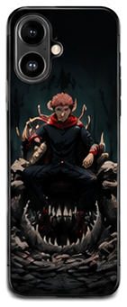 Coque Yuji Itadori Trone Des Ombres | iPhone, Samsung - coque silicone manga Yuji Itadori
