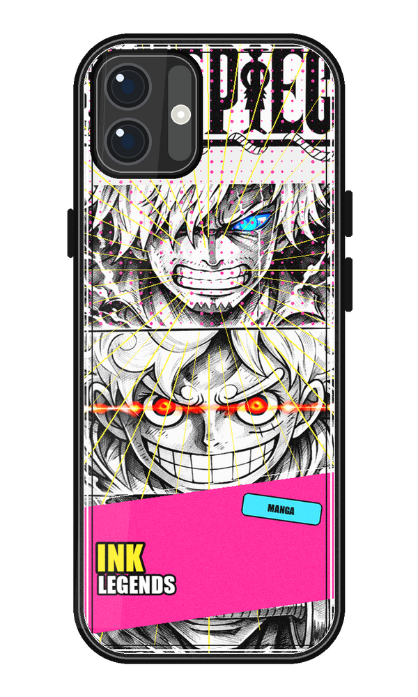 Coque One Piece Ink Legends Neon | iPhone, Samsung - coque One Piece silicone manga pour iPhone et Samsung
