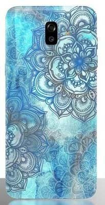 Coque Samsung Galaxy J8 2018 Mandala Blue Lost