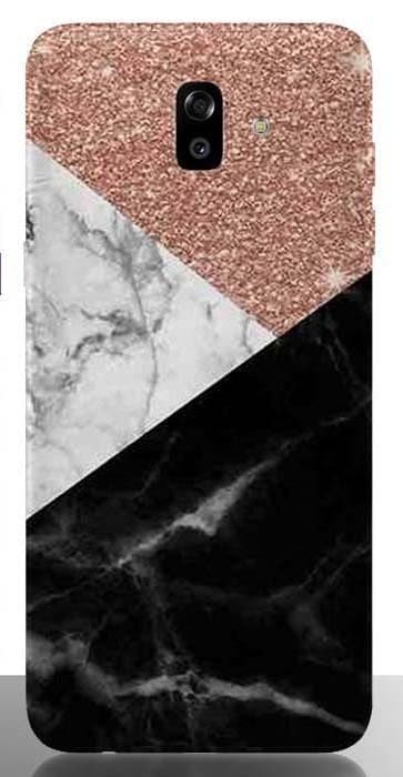 Coque Samsung Galaxy J8 2018 Marbre Paillettes