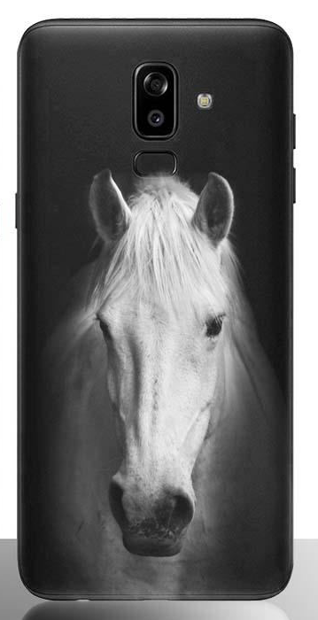 Coque Samsung Galaxy J8 2018 Tête de Cheval