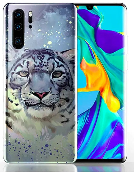 Coque Huawei P30 Snow Leopard, Disponible pour le P30 PRO