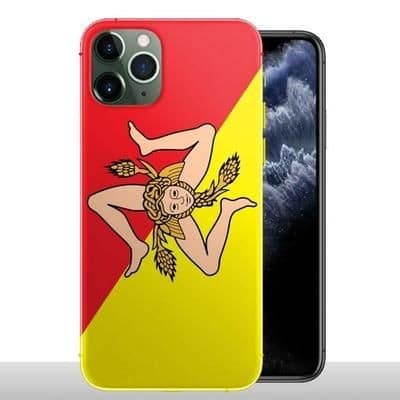 Coque iPhone 11 / 11 PRO / 11 PRO MAX Sicile / Gel Tpu souple / Drapeau