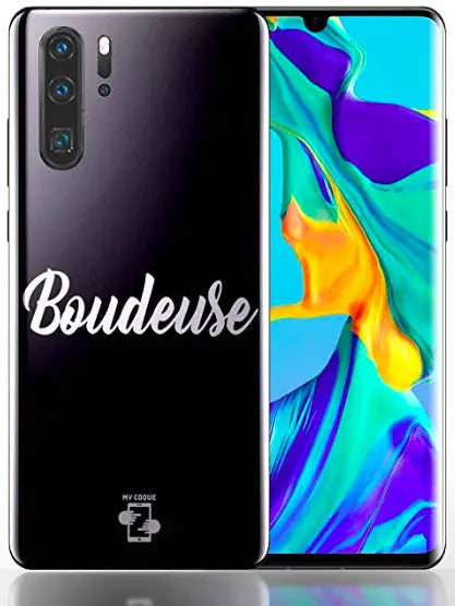Coque Noire pour Huawei P30 Boudeuse