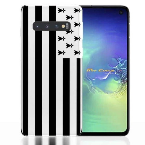 Coque Samsung S10 Drapeau Breton