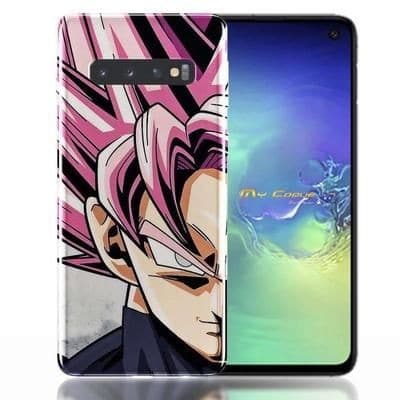 Coque Samsung Galaxy S10 Black Sangoku - Manga - Gel Tpu - S10 Lite, S10 Plus