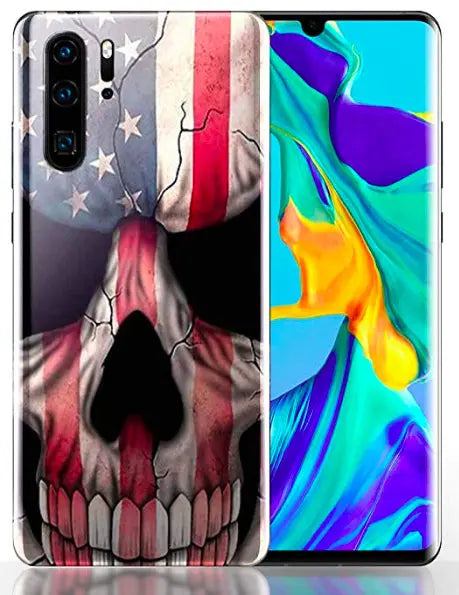 Coque Huawei P30 / P30 PRO Skull USA