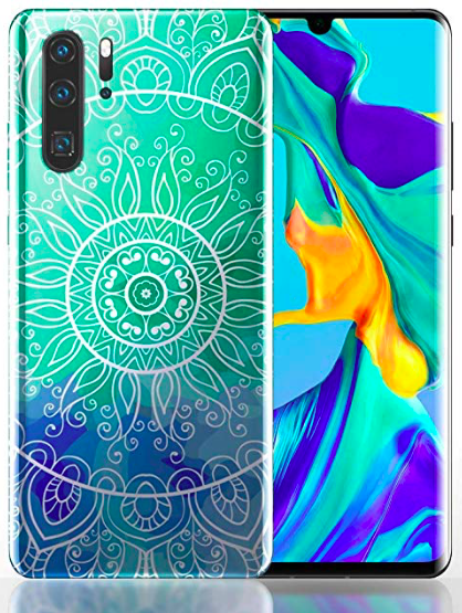 Coque Huawei P30 / P30 PRO Mandala Vert - Housse gel Tpu