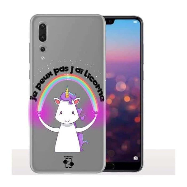 Coque P20 J'peux pas j'ai licorne