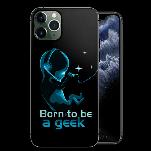 Coque iPhone 11 Born To Be a Geek / Housse Tpu / iPhone 11 Pro / iPhone 11 PRO MAX