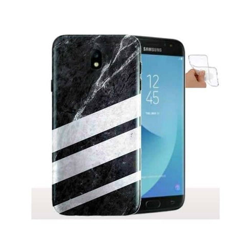 Coque Samsung J6 2018 Marbre Gris à Rayures / J6 PLUS 2018
