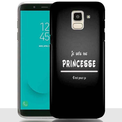 Coque Samsung J6 2018 Je suis une Princesse