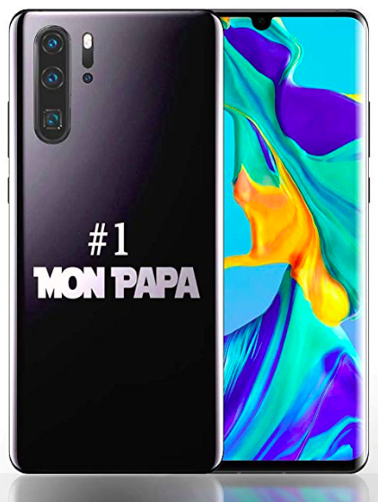 Coque Huawei P30 / P30 PRO Papa Number 1 - Special Fête des Pères.