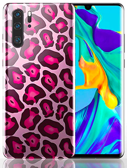 Coque Huawei P30 / P30 PRO Leopard Rose - Imprimé mode 2019