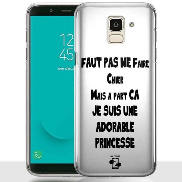 Princesse Disney - Coque Samsung J6 2018 Adorable Princesse