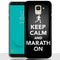 Coque Samsung J6 2018 Keep Calm And Marathon