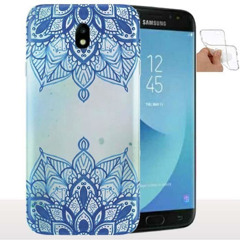 Motif Baroque Arabe : Coque J6 2018 Arabesque Bleue
