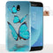 Coque Samsung J6 2018 / J6 PLUS Papillon Turquoise