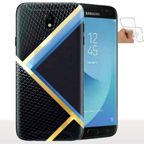 Coque Samsung J6 2018 / J6 PLUS Carbone Bleu