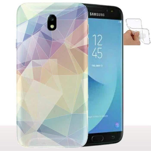 Coque Samsung J6 2018 / J6 PLUS Crystal Pastel Bleu