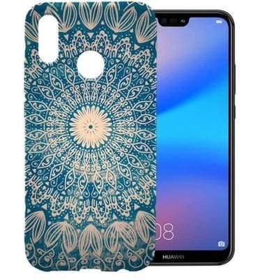 Coque Huawei P20 / P20 Lite / P20 PRO Blue Organic Mandala