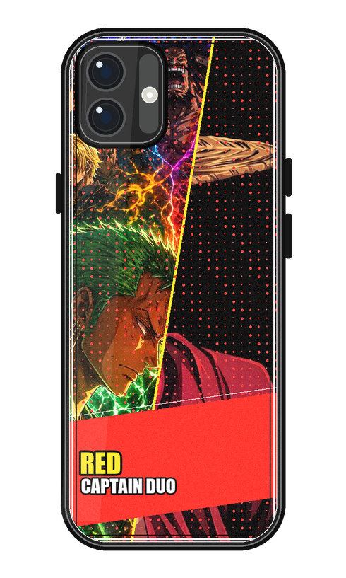 Coque One Piece Red Captain Duo | iPhone, Samsung - coque One Piece silicone manga pour iPhone et Samsung