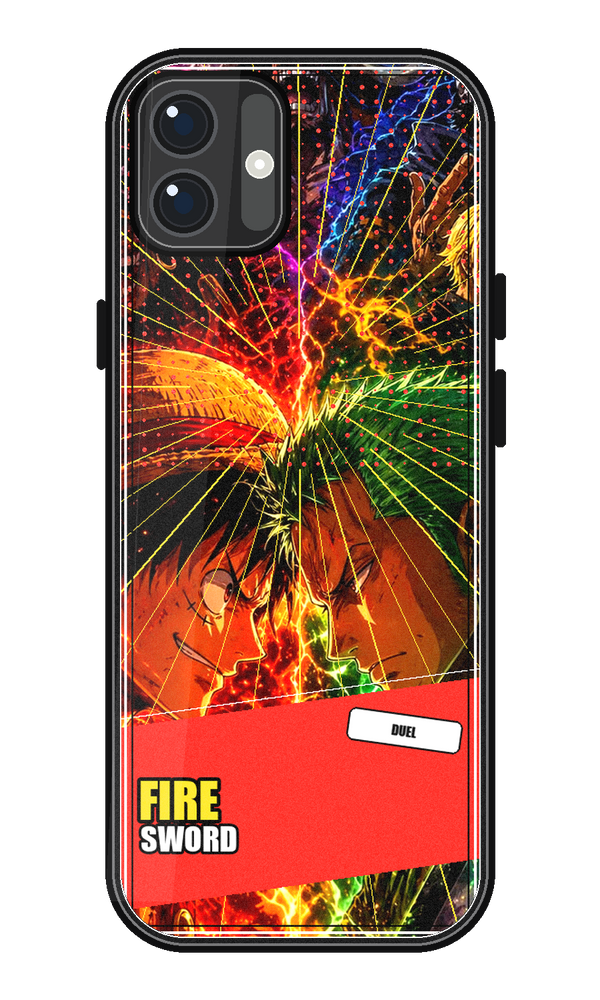 Coque One Piece Fire Sword Energy | iPhone, Samsung - coque One Piece silicone manga pour iPhone et Samsung