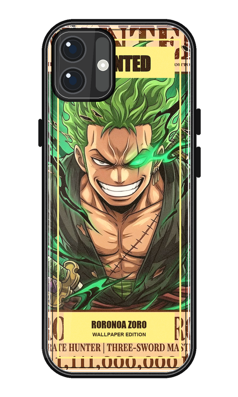 Coque Zoro Wanted Clean Poster | iPhone, Samsung - coque One Piece silicone manga pour iPhone et Samsung