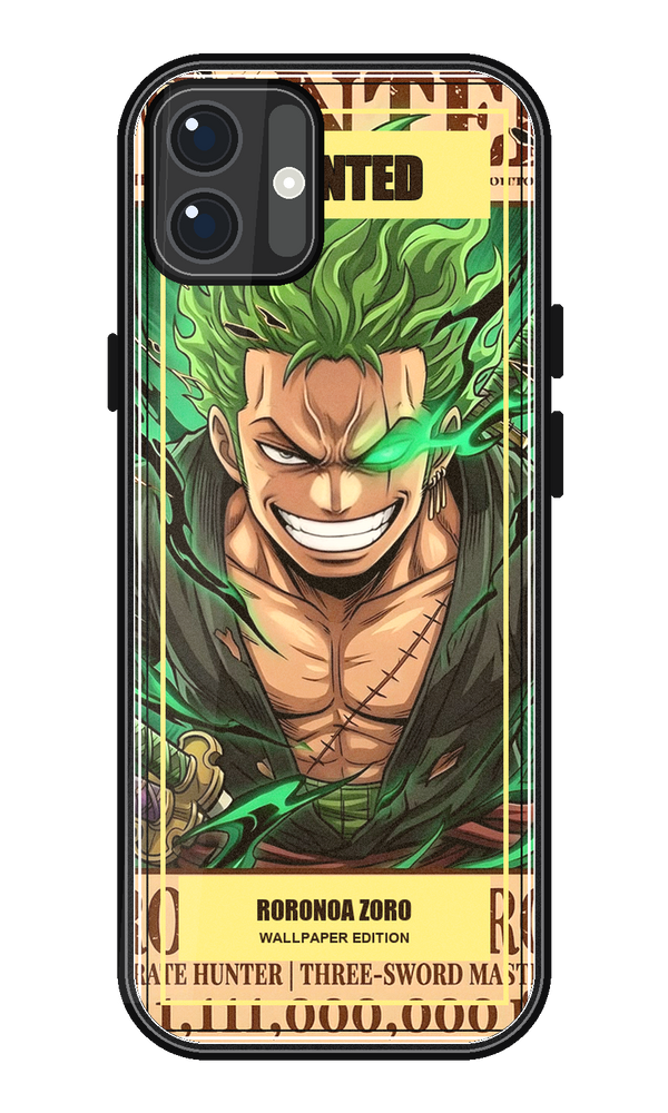 Coque Zoro Wanted Clean Poster | iPhone, Samsung - coque One Piece silicone manga pour iPhone et Samsung