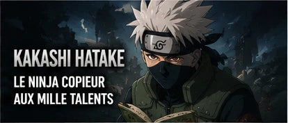 Kakashi Hatake avec Sharingan ambiance anime Naruto Shippuden