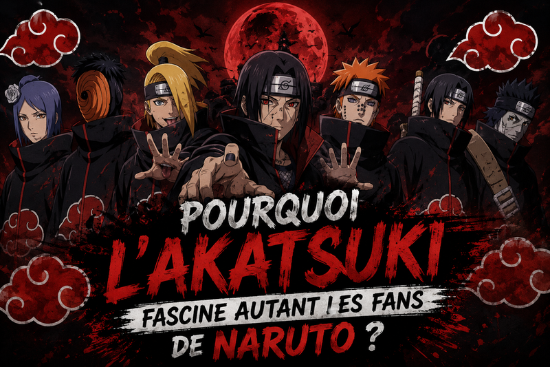Pourquoi l'Akatsuki fascine autant les fans de Naruto ?