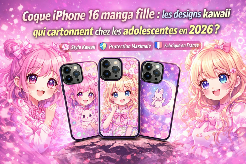 Ou Acheter une coque iphone 16 au style manga fille ?