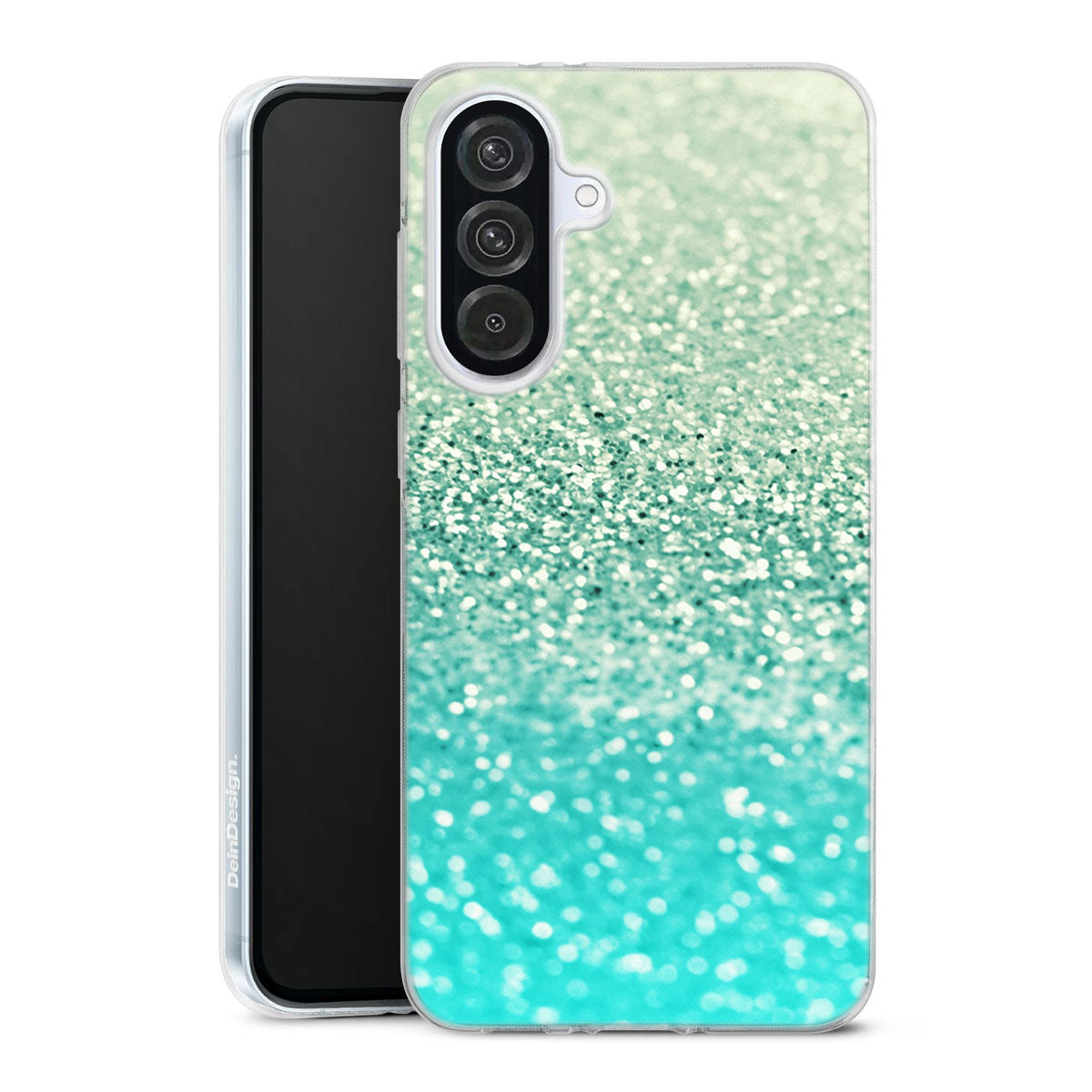 Coque Samsung A56 5G aesthetic motif Gatsby mint