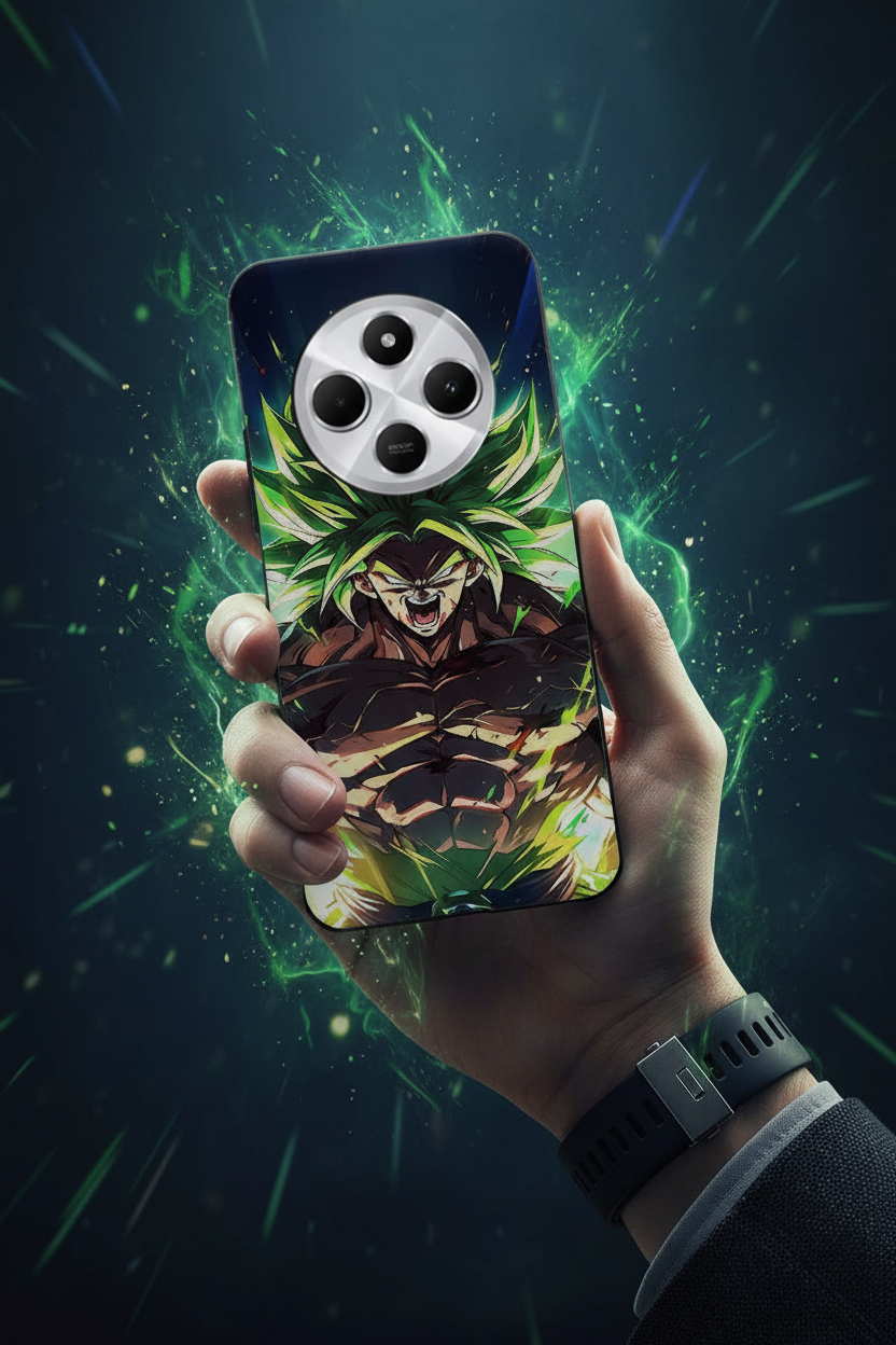 Coque téléphone personnalisée Broly vue détaillée